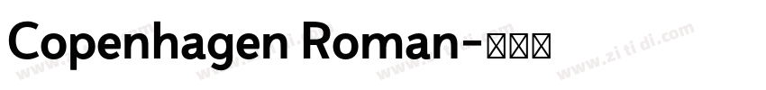 Copenhagen Roman字体转换 Copenhagen Roman字体转换